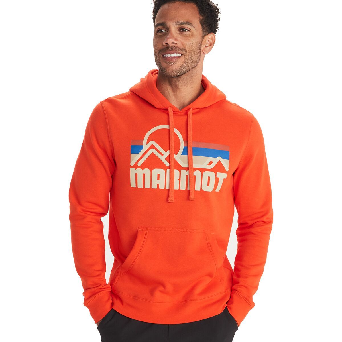 Marmot Coastal Hoodie - Men's Red Sun, M