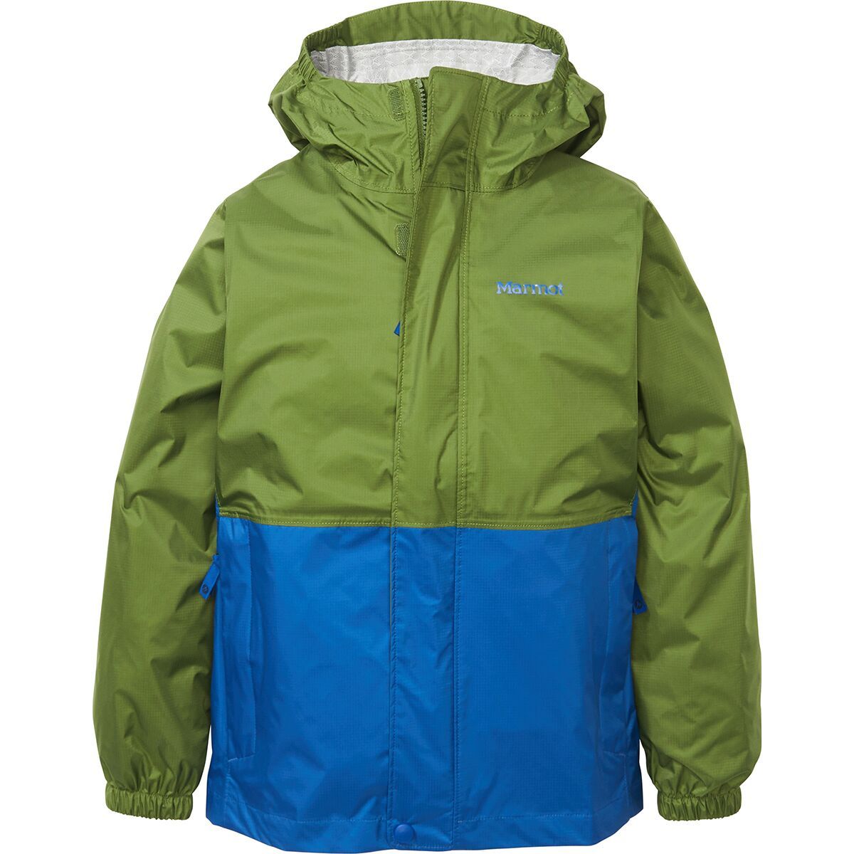Marmot PreCip Eco Jacket - Boys' Foliage/Dark Azure, XS