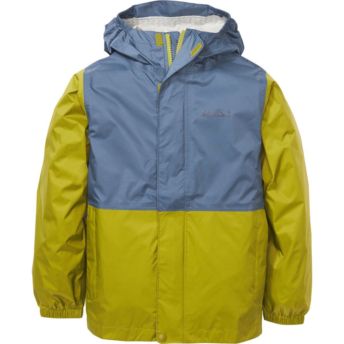 Marmot PreCip Eco Jacket - Boys' Storm/Cilantro, M