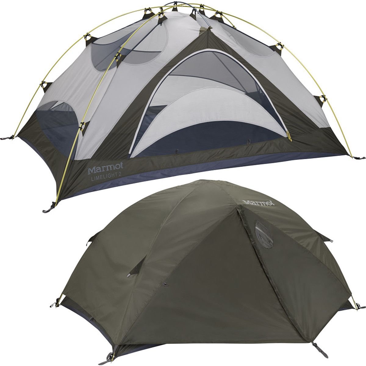 Marmot Limelight 2-Person Tent w/ Footprint and Gear Loft