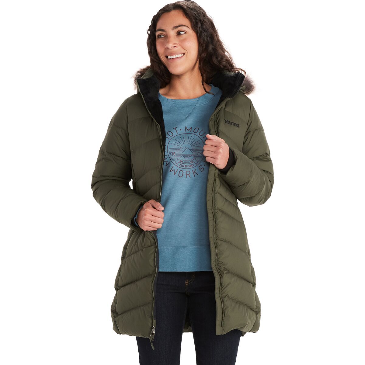 Marmot Montreal Down Coat - Women's Nori, S
