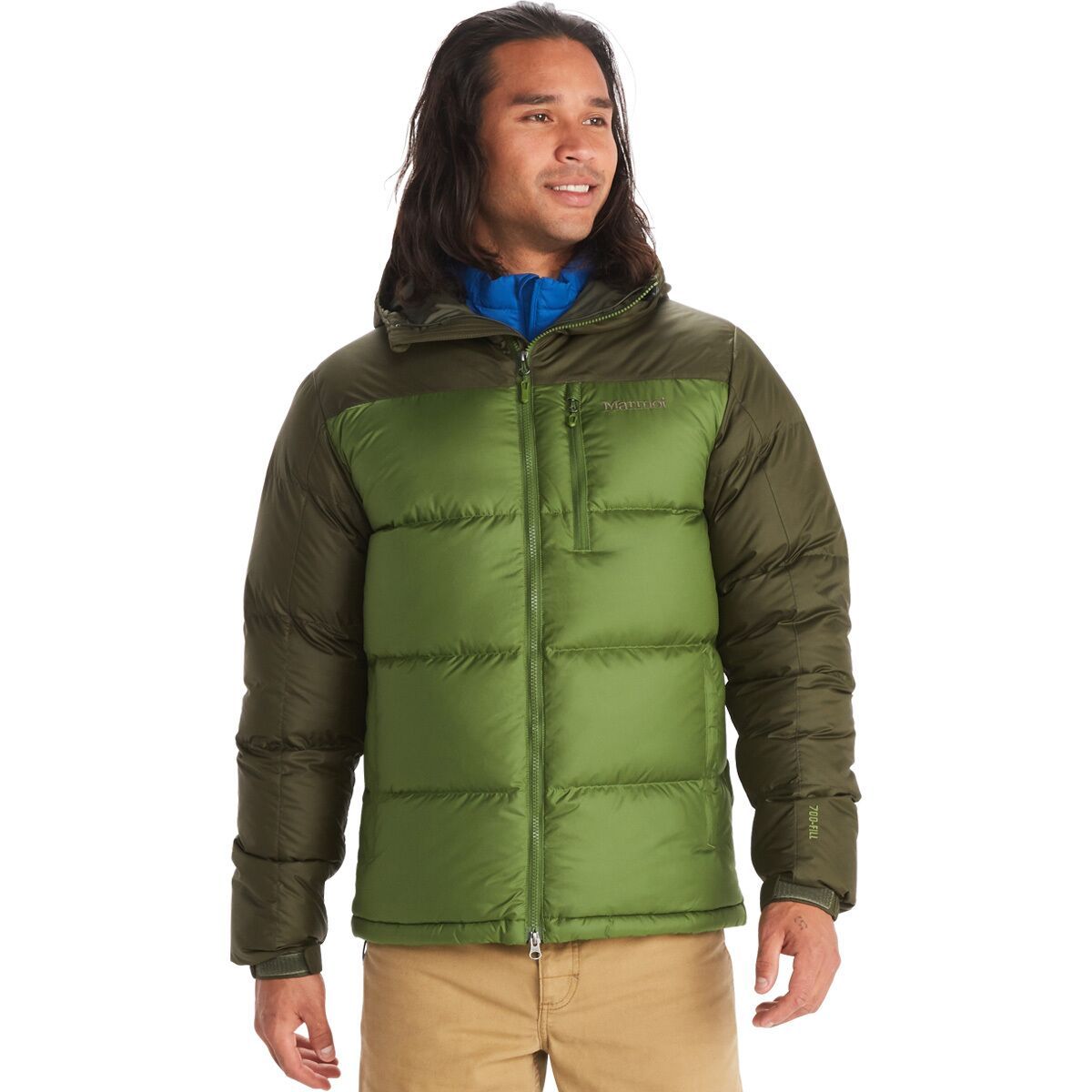 Marmot Guides Down Hooded Jacket - Men's Foliage/Nori, L