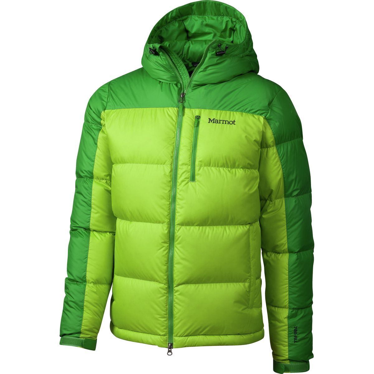 Marmot Guides Down Hooded Jacket - Men's Vermouth/Rain Forest, S