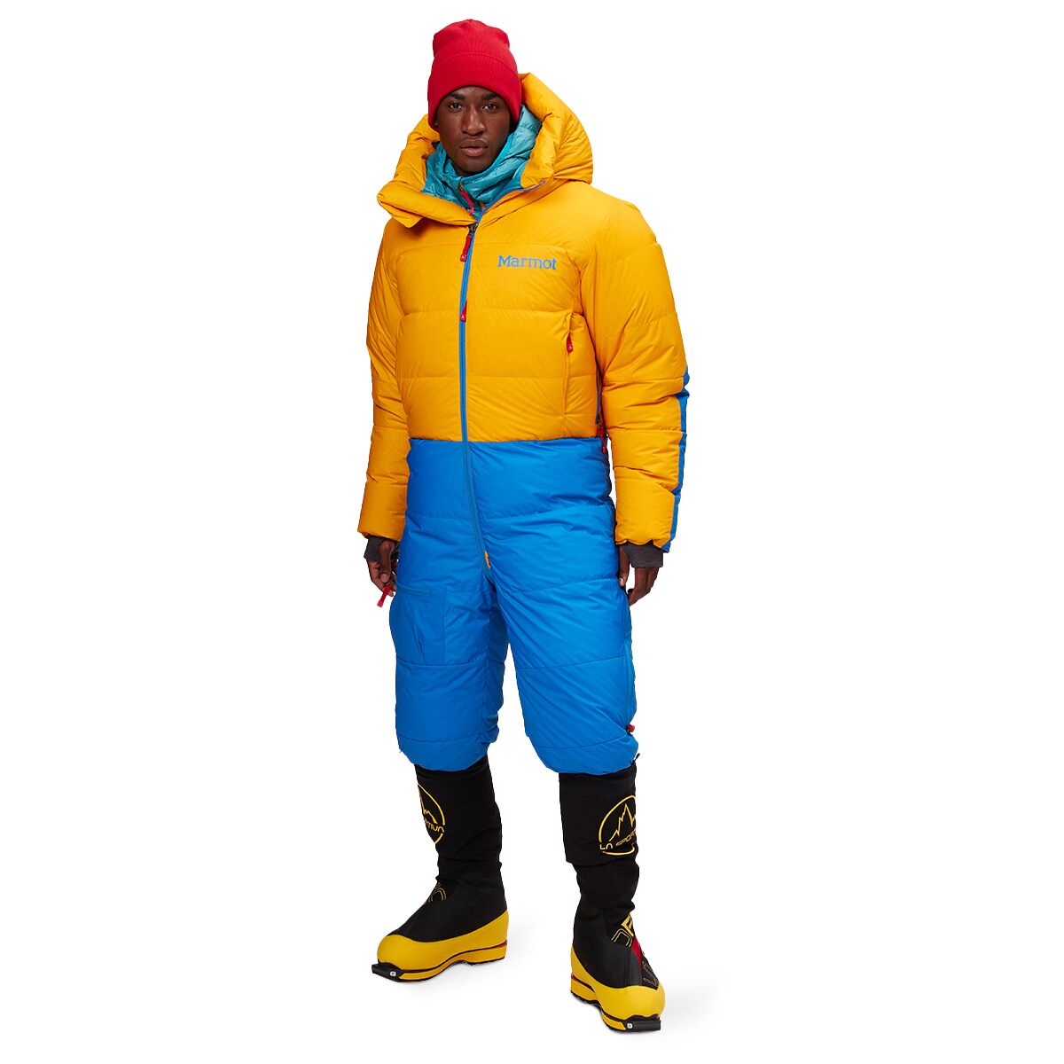 Marmot Marmot Warmcube 8000M Suit - Men's Solar/Clear Blue, L