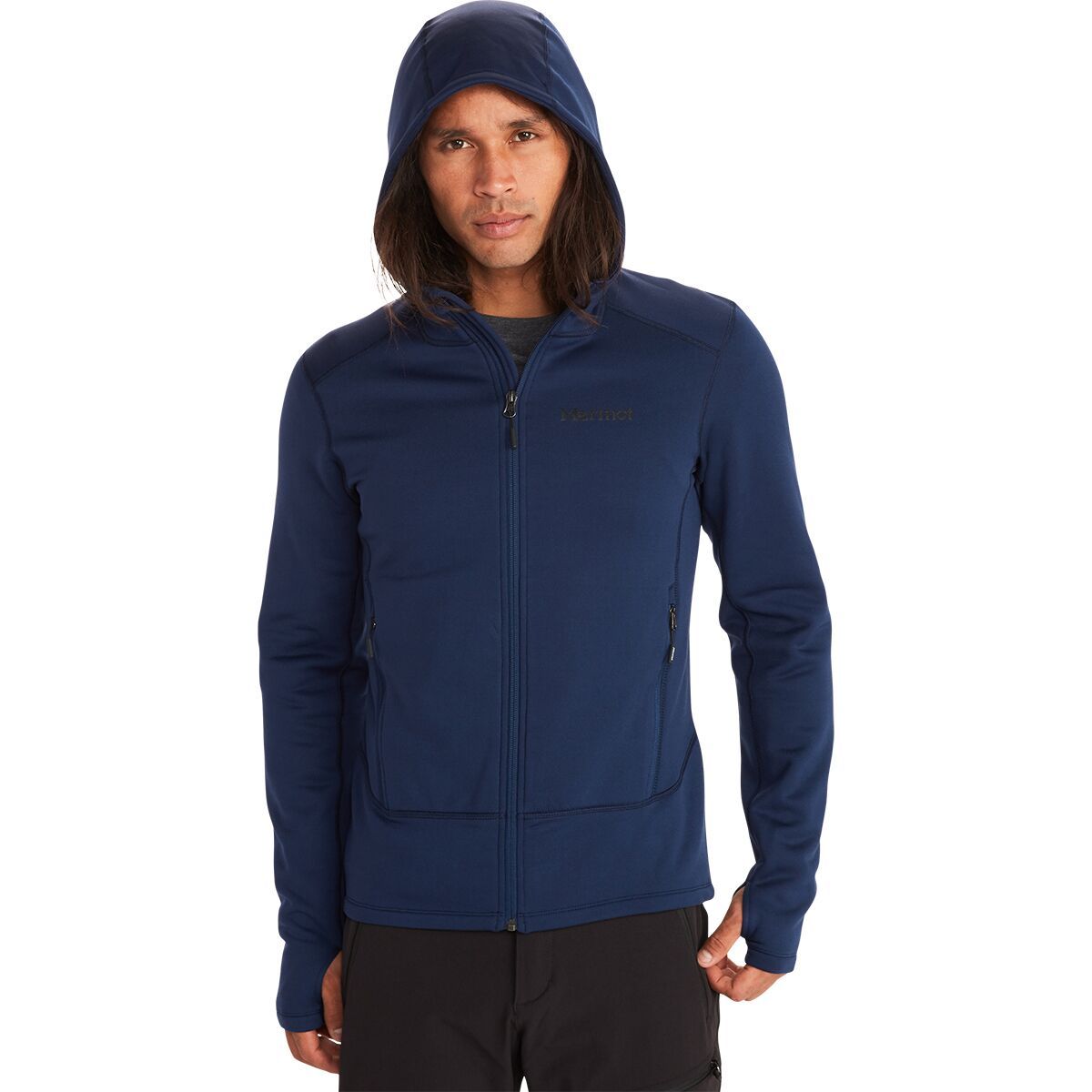 Marmot Olden Polartec Pro Hooded Fleece Jacket - Men's Arctic Navy, M