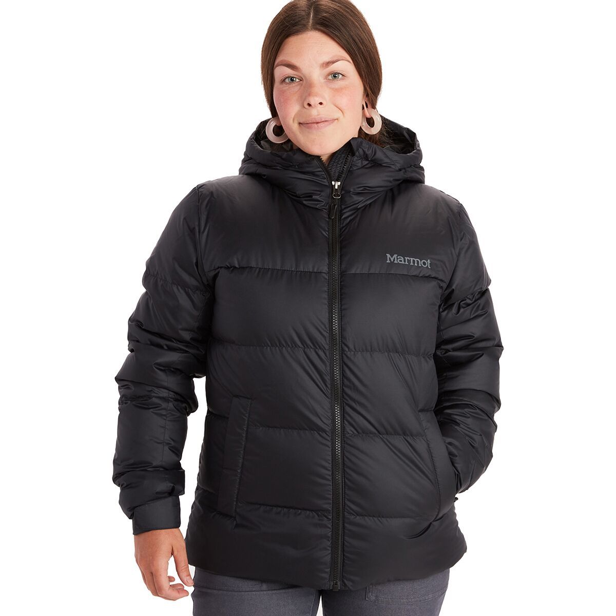 Marmot Guides Down Hooded Jacket - Women's Black, M