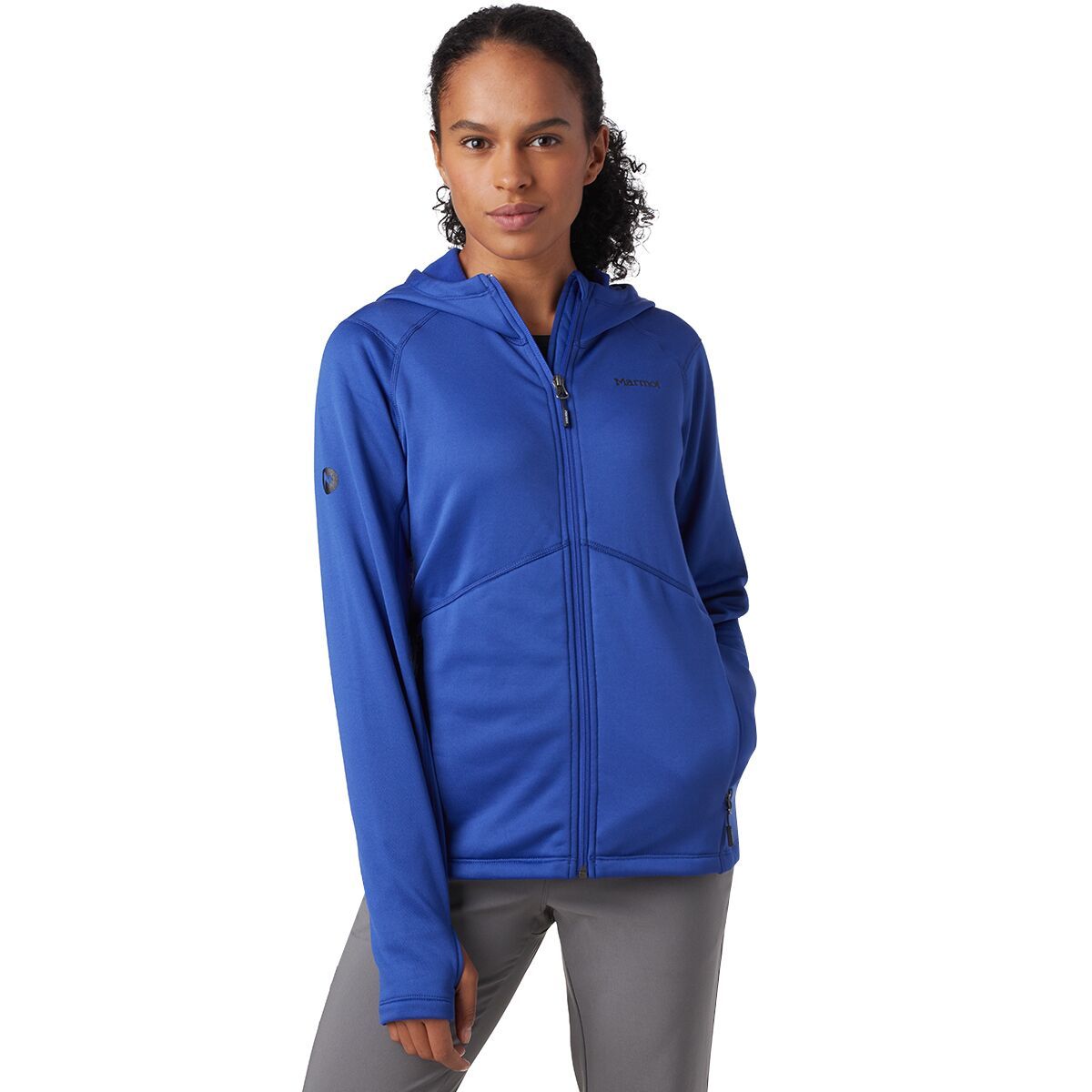 Marmot Olden Polartec Hooded Jacket - Women's Royal Night, XL
