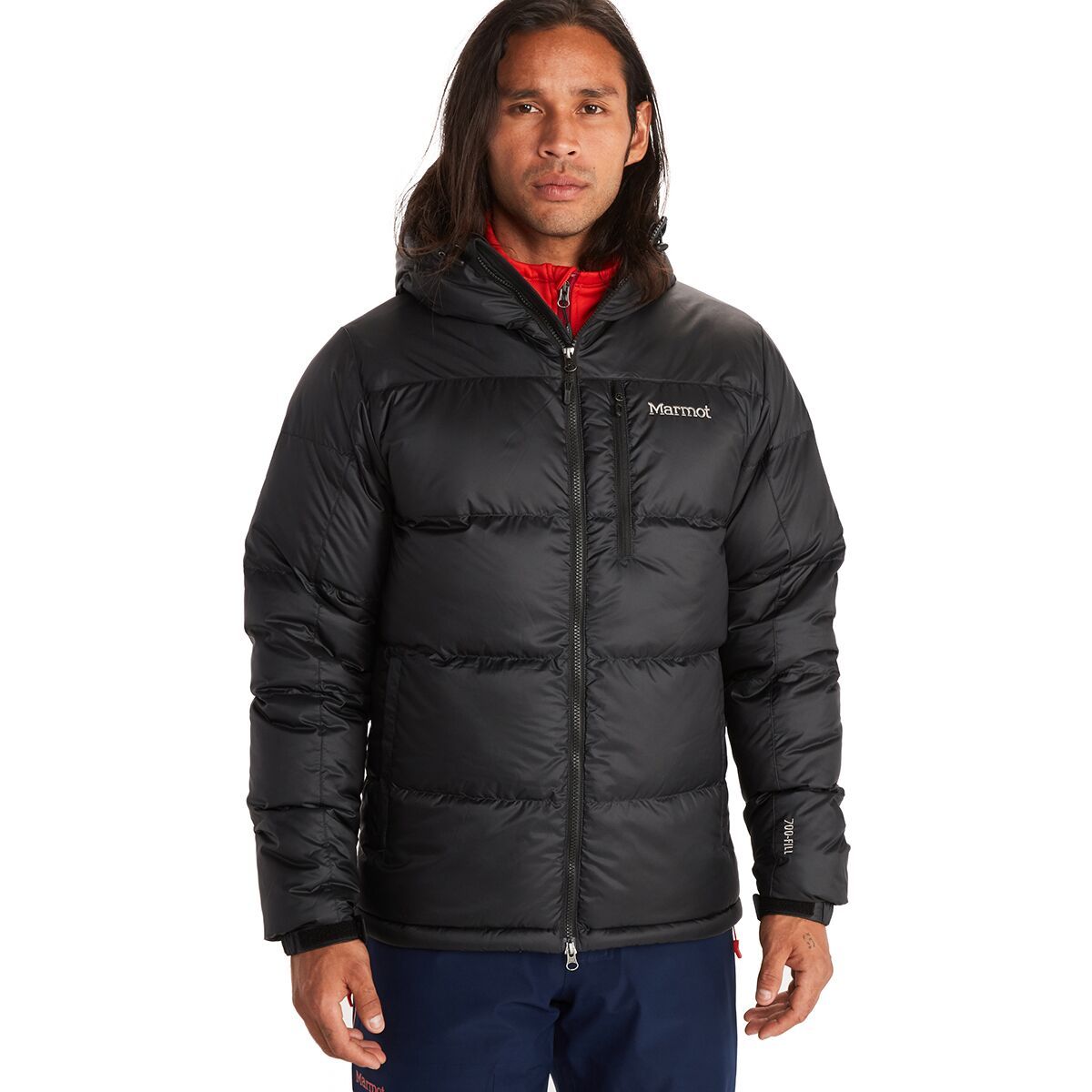 Marmot Guides Down Big Hooded Jacket - Men's Black, 1X