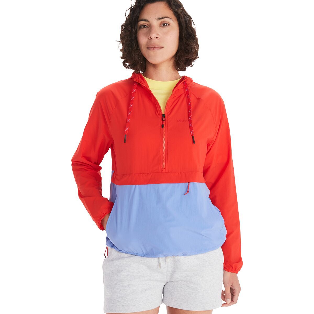 Marmot Campana Anorak - Women's Victory Red/Getaway Blue, L