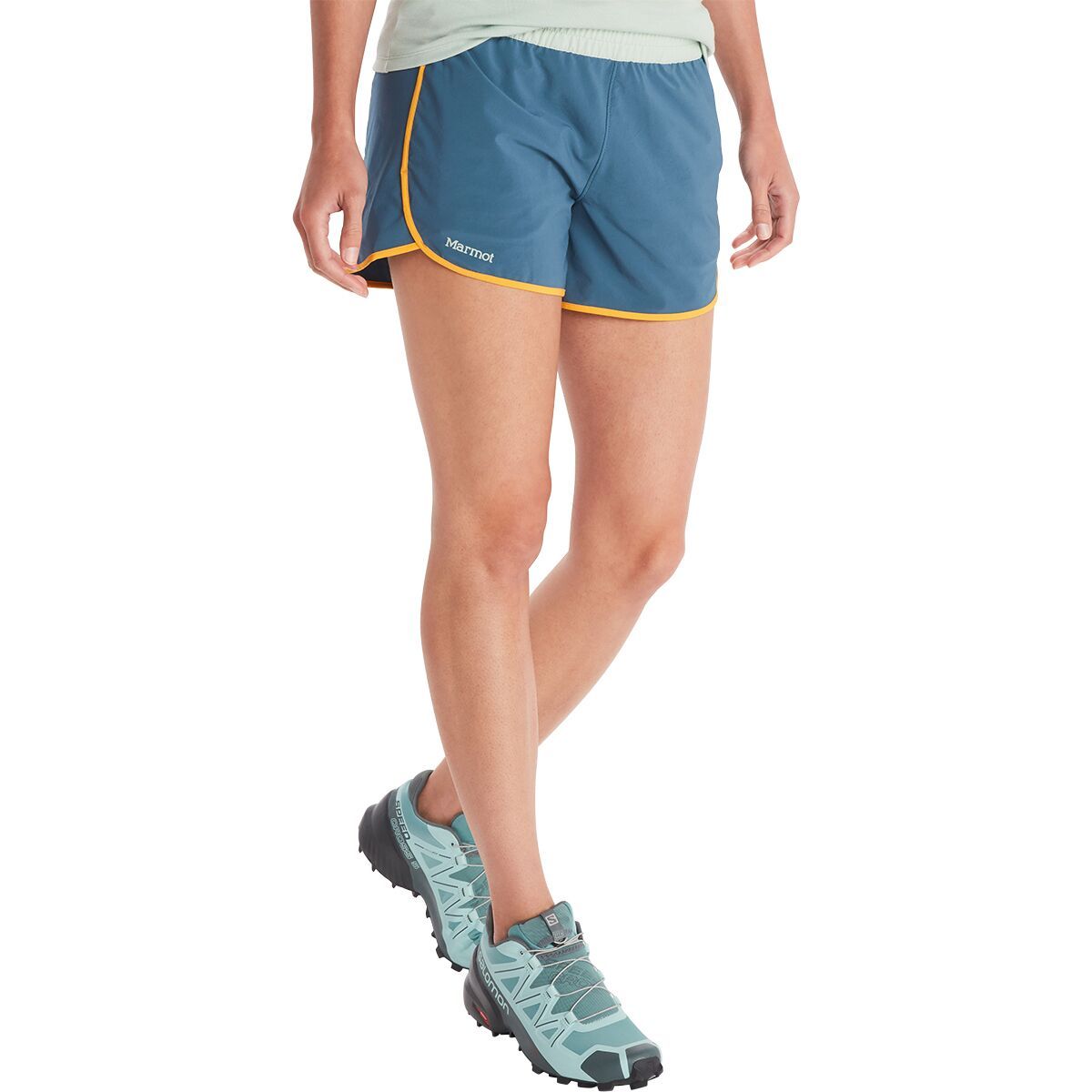 Marmot Elda 4in Short - Women's Dusty Teal/Multi, XL