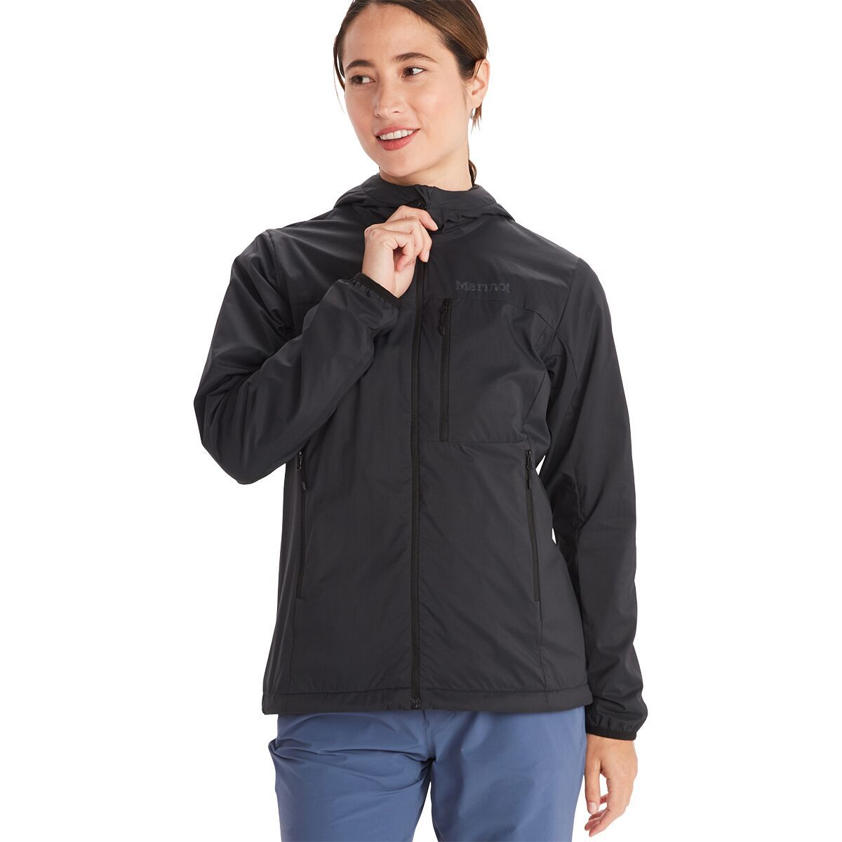Marmot Ether DriClime Hooded Jacket - Women's Black, S