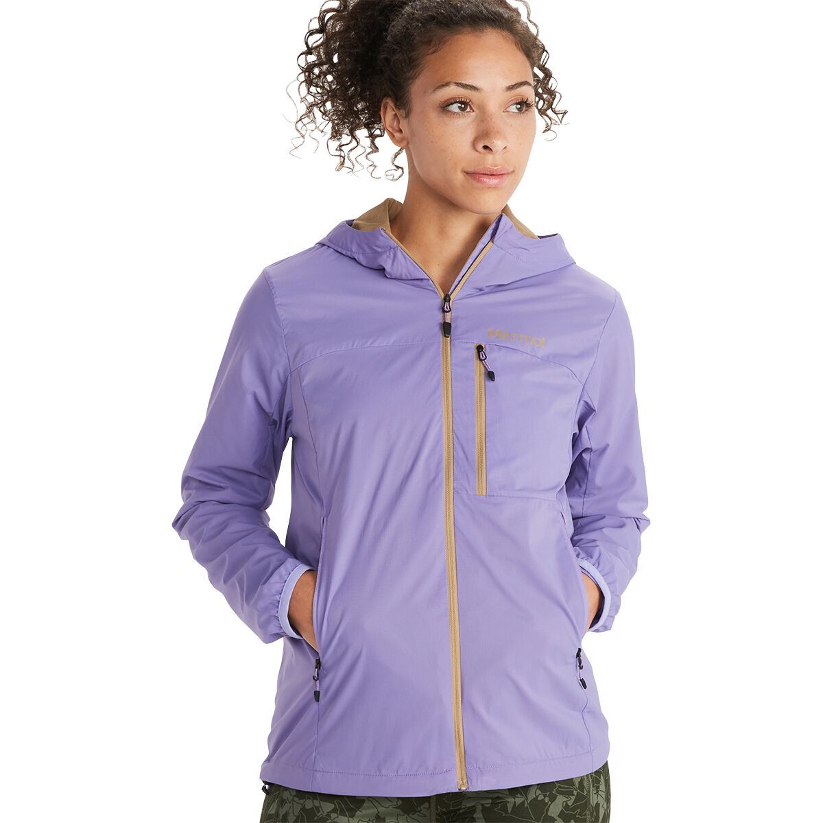 Marmot Ether DriClime Hooded Jacket - Women's Paisley Purple, XL