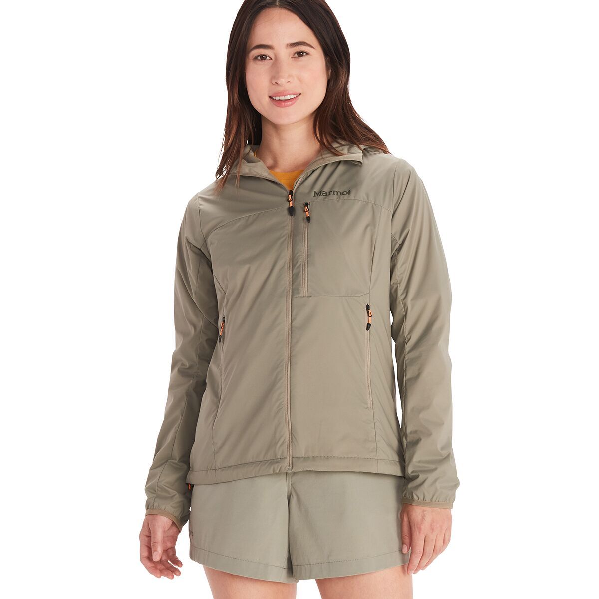 Marmot Ether DriClime Hooded Jacket - Women's Vetiver, L