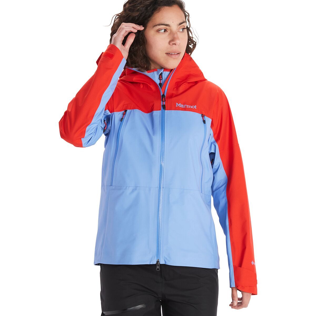 Marmot Marmot Mitre Peak Jacket - Women's Victory Red/Getaway Blue, M
