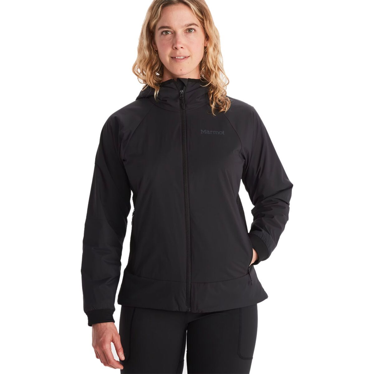 Marmot Novus LT Hybrid Hooded Jacket - Women's Black, L