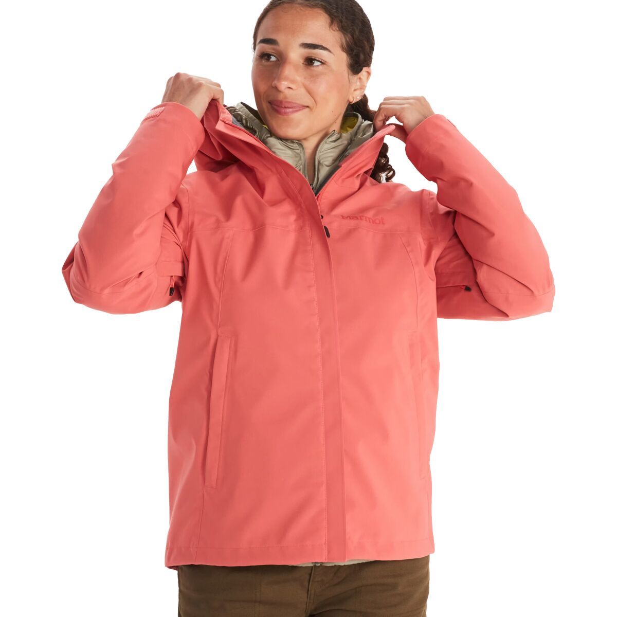 Marmot PreCip 3L Jacket - Women's Grapefruit, S