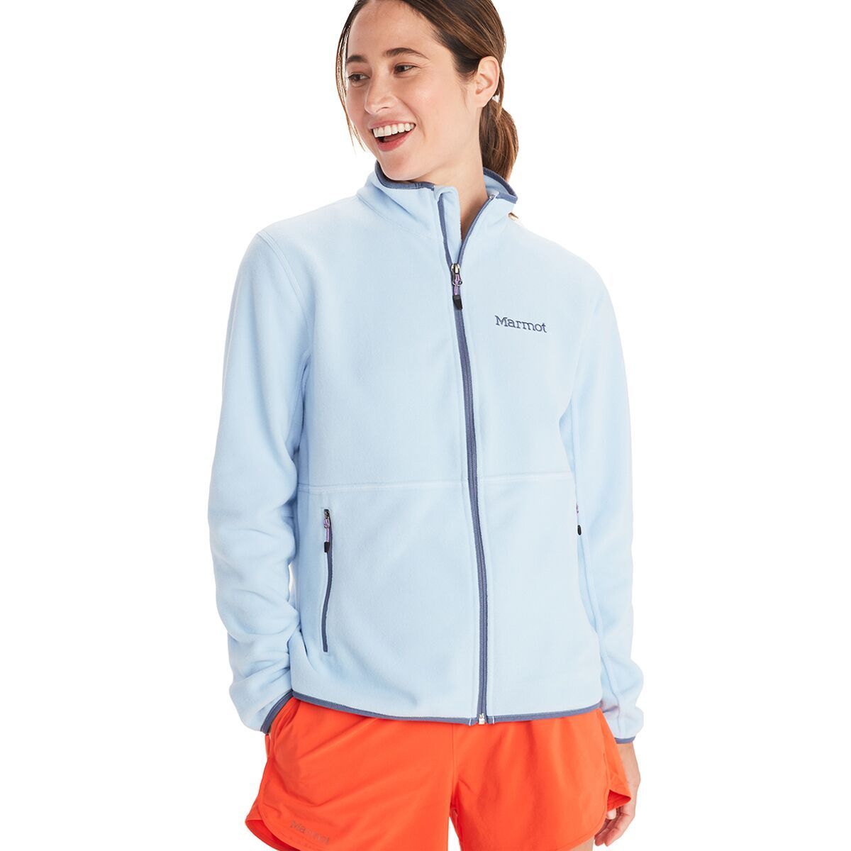 Marmot Rocklin Full Zip Fleece Jacket - Women's Tide Blue, M