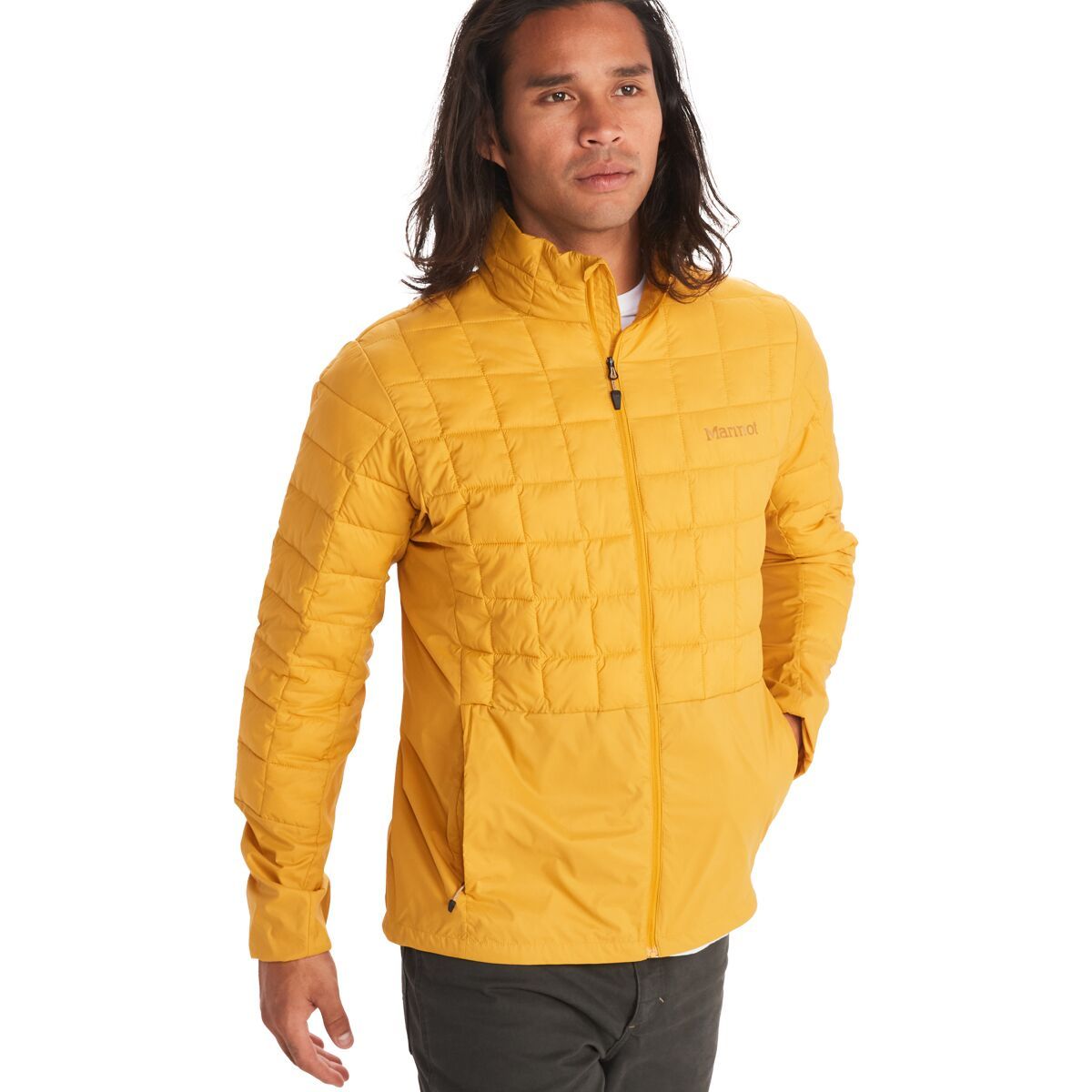 Marmot Echo Featherless Hybrid Jacket - Men's Yellow Gold, S