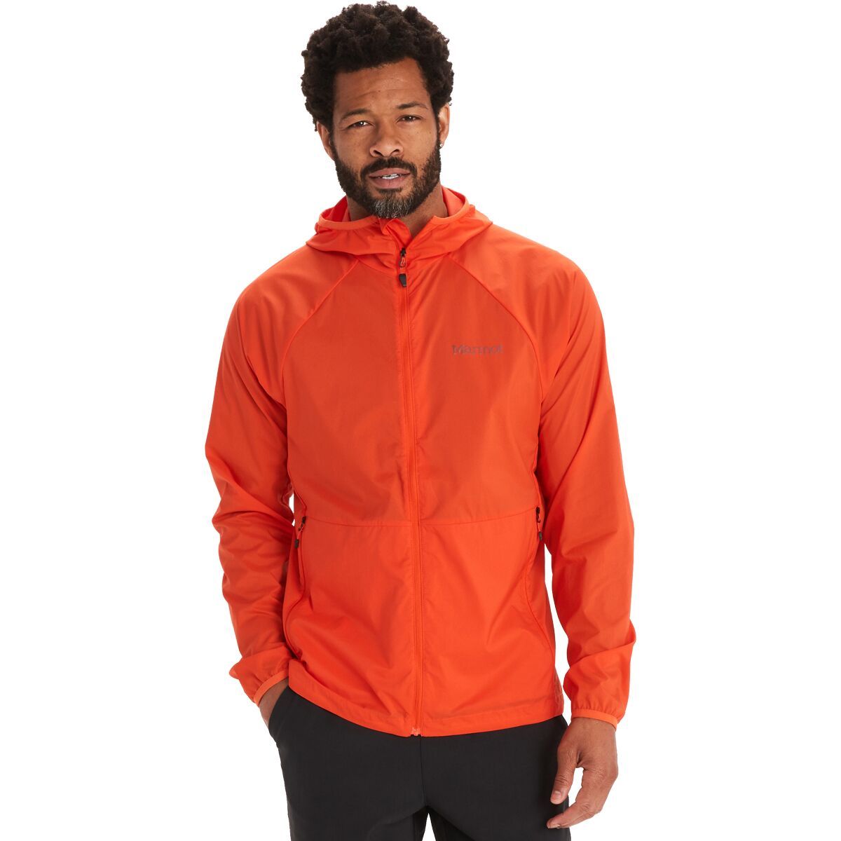 Marmot Etherlite Hooded Jacket - Men's Red Sun, M