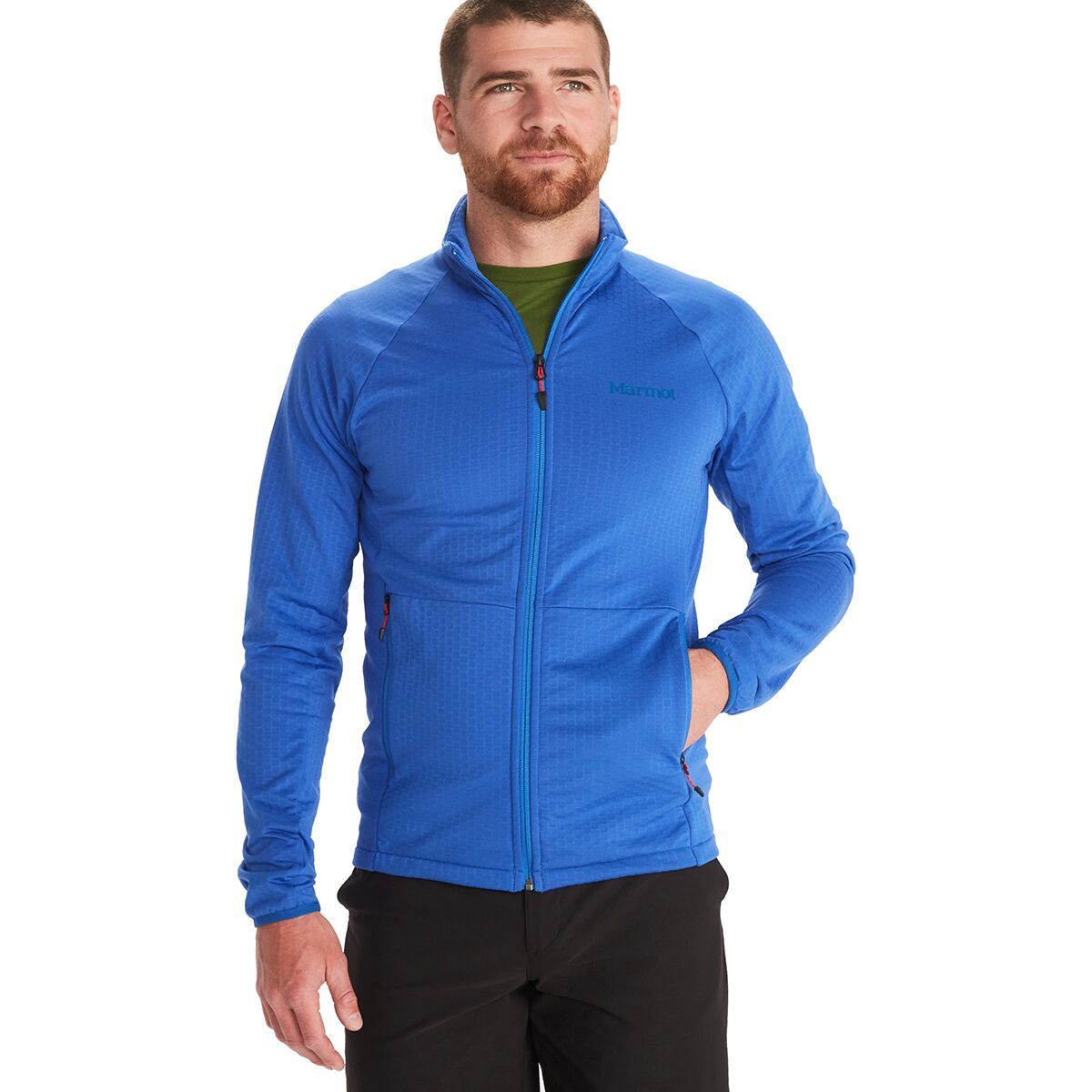 Marmot Leconte Fleece Jacket - Men's Trail Blue, L