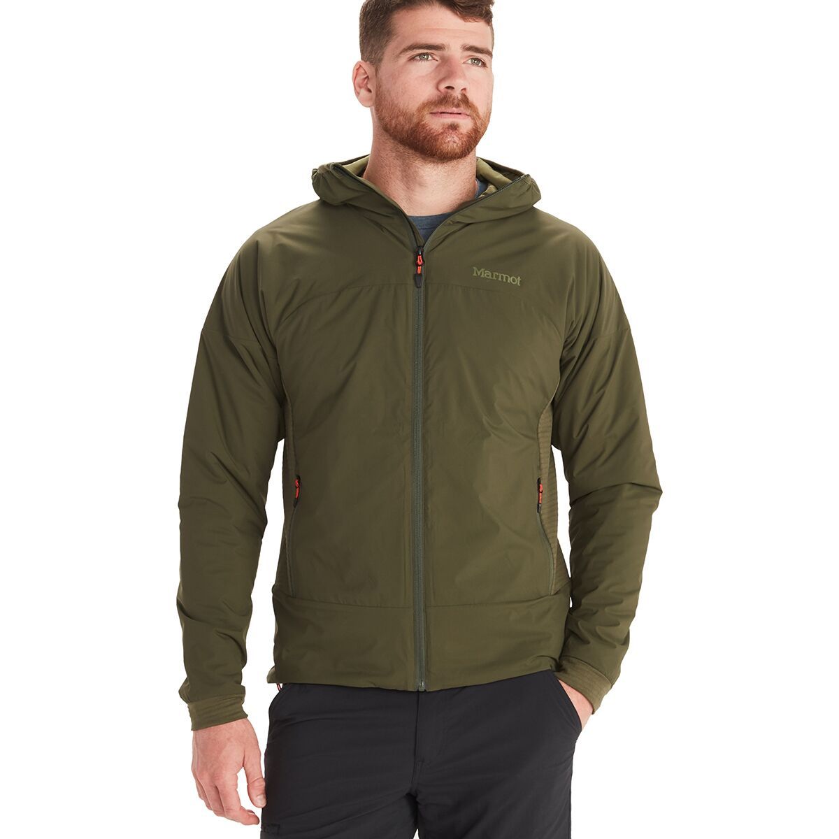 Marmot Novus LT Hybrid Hooded Jacket - Men's Foliage, L