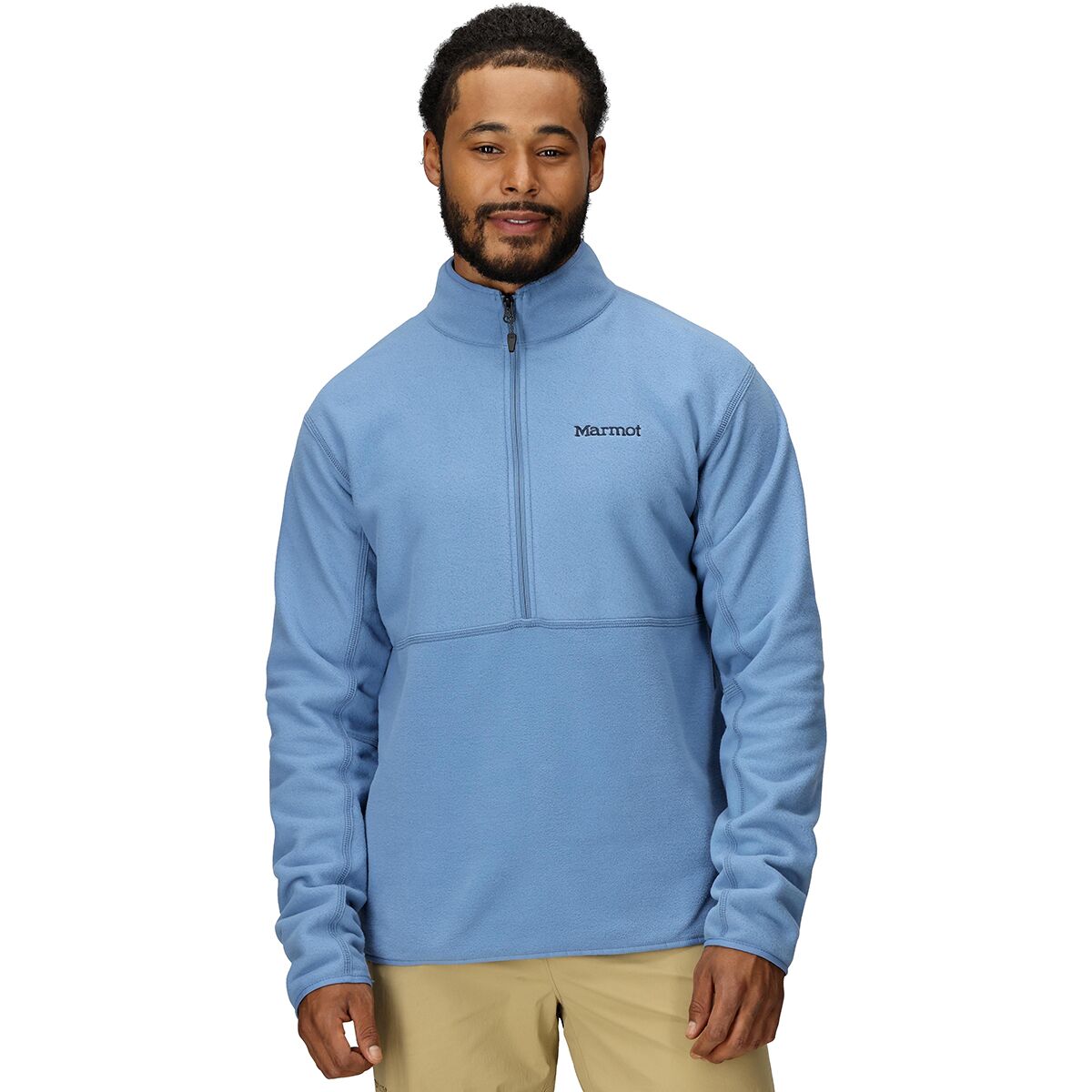 Marmot Rocklin 1/2-Zip Fleece Jacket - Men's Rain Cloud, M