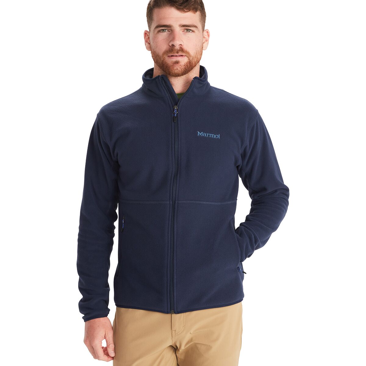 Image of Marmot Rocklin Fleece Jacket - Men's Arctic Navy, XL