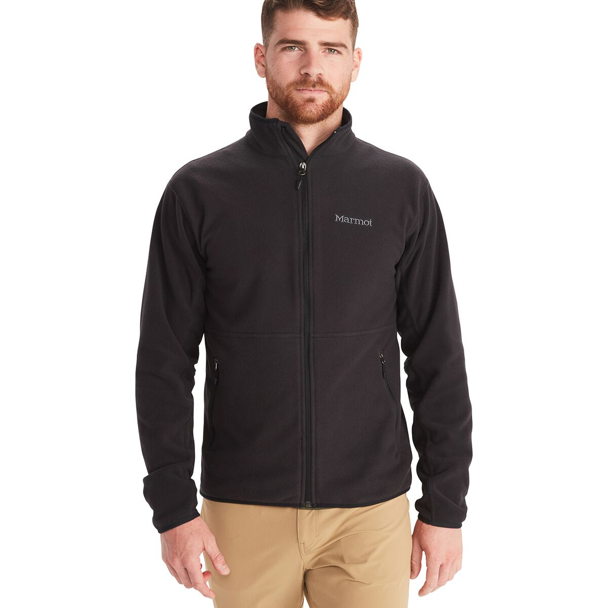 Image of Marmot Rocklin Fleece Jacket - Men's Black, L