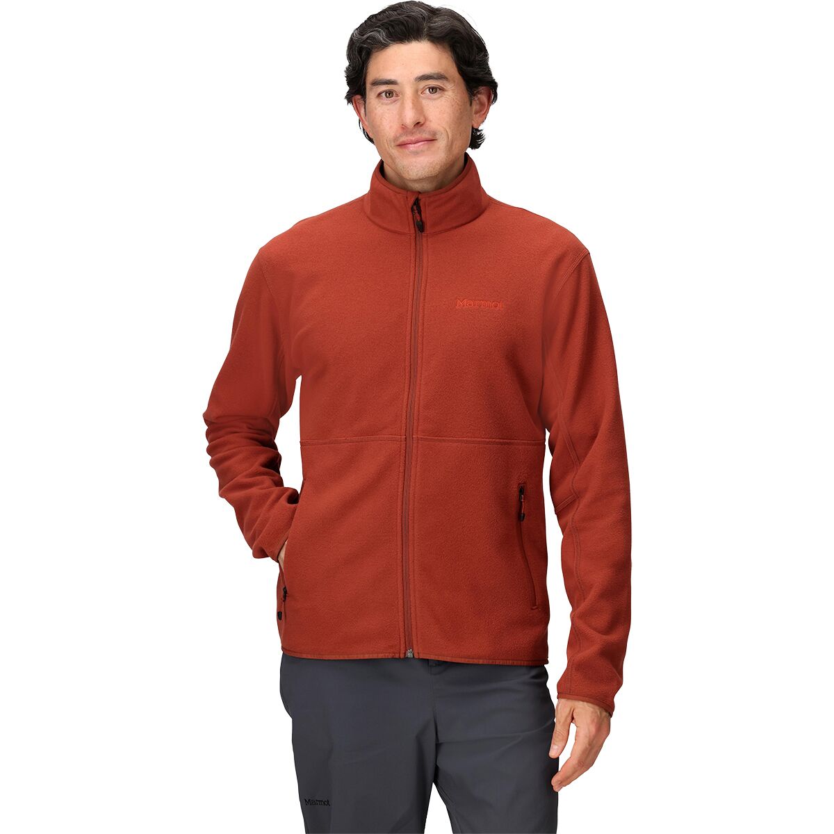 Image of Marmot Rocklin Fleece Jacket - Men's Pecan, S