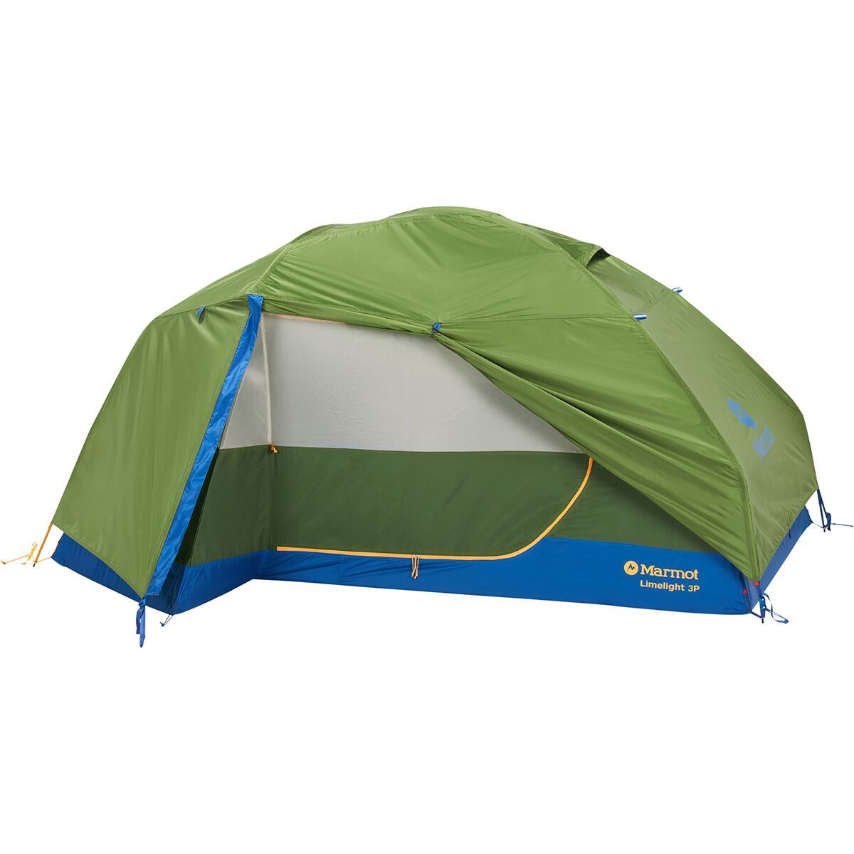 Image of Marmot Limelight Tent: 3-Person 3-Season Foliage/Dark Azure, One Size