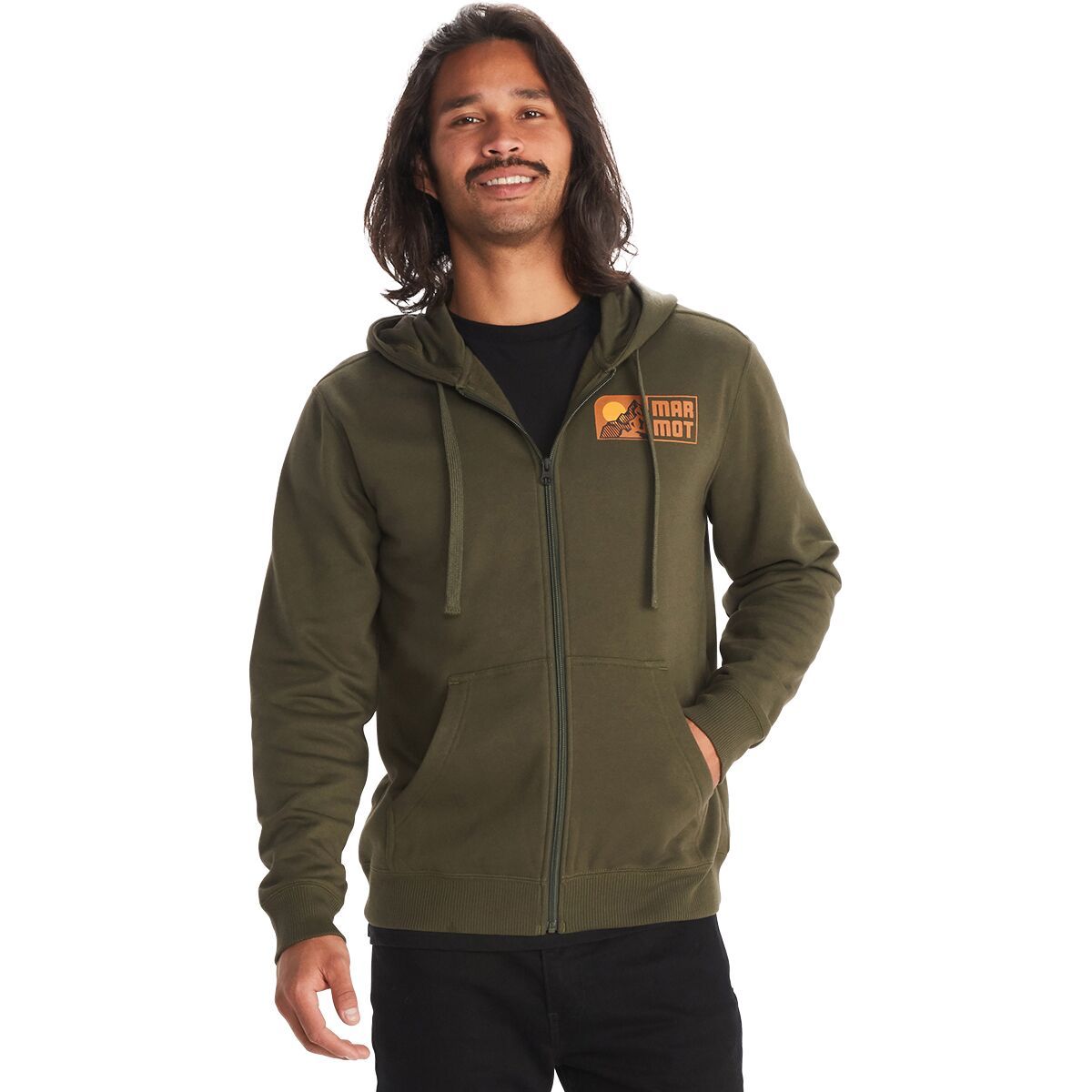Marmot Full-Zip Hoodie - Men's Nori, XL