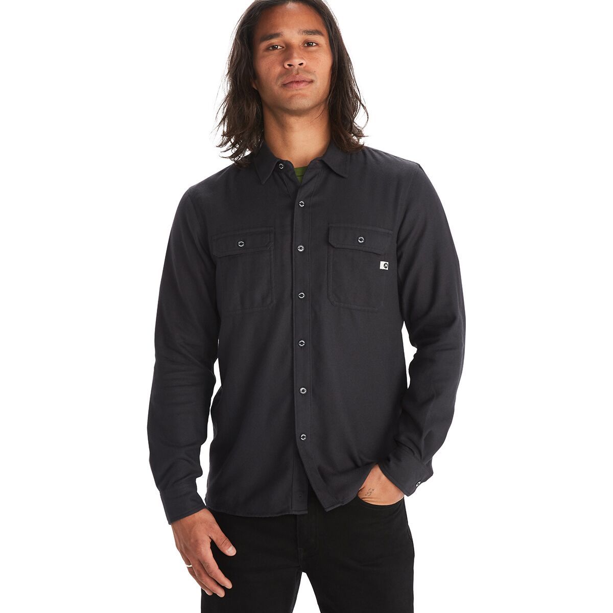 Marmot Bayview Midweight Long-Sleeve Flannel - Men's Dark Steel, S