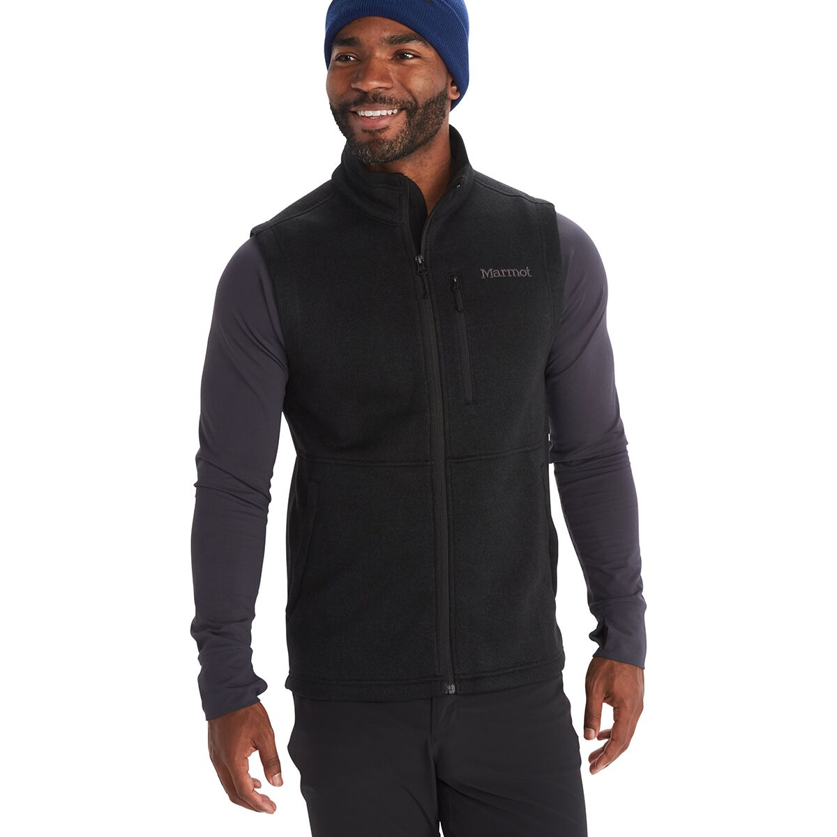 Image of Marmot Drop Line Vest - Men's Black, S