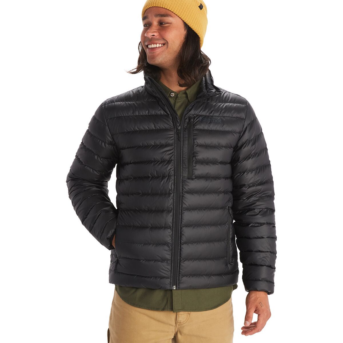 Marmot Highlander Down Jacket - Men's Black, L