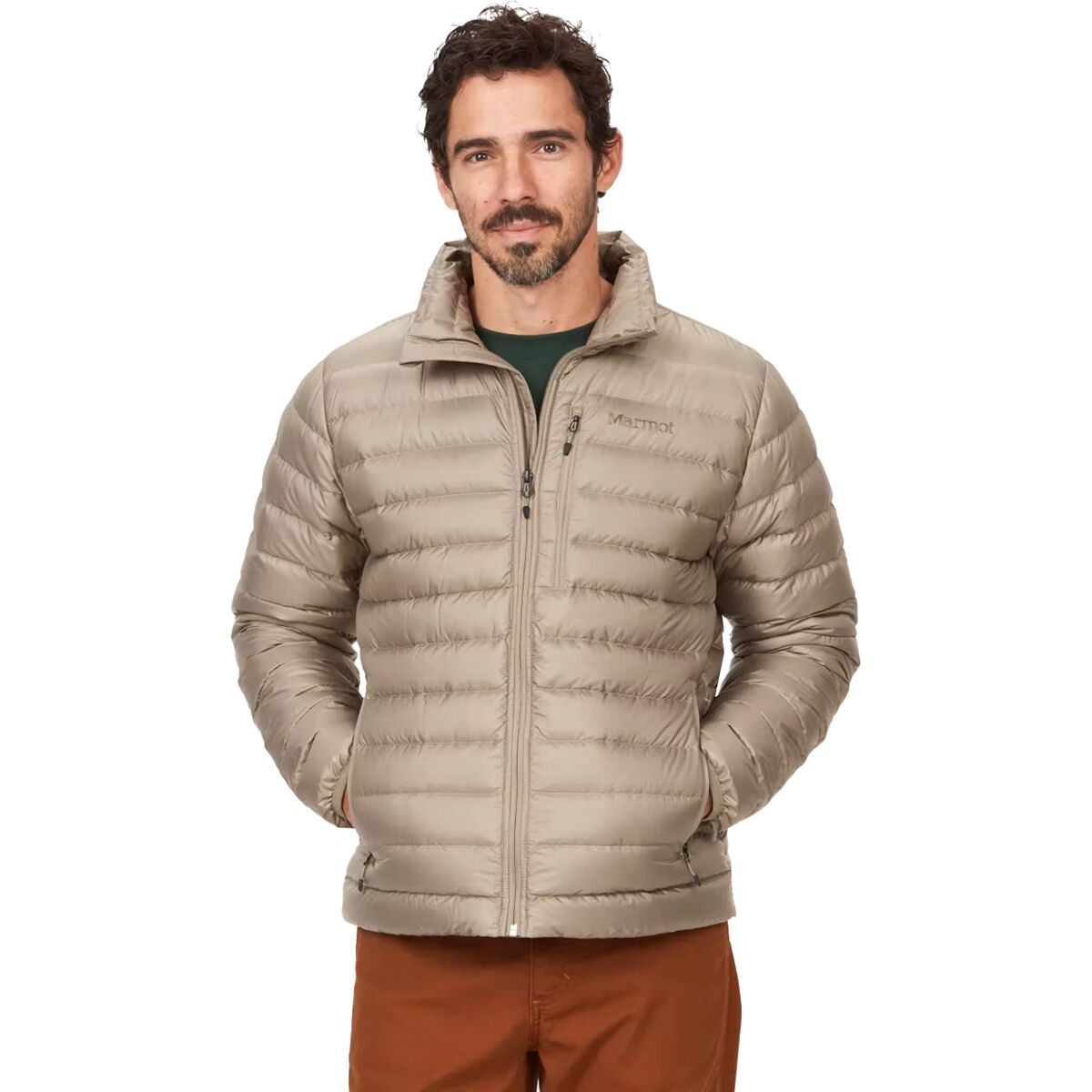 Marmot Highlander Down Jacket - Men's Vetiver, M