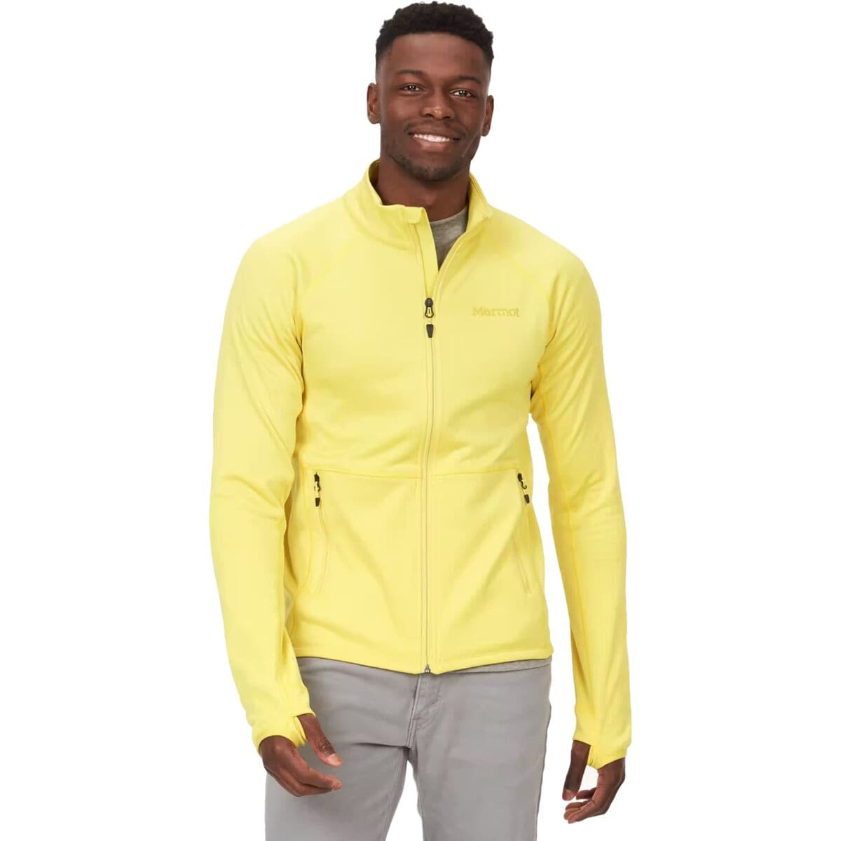 Image of Marmot Olden Polartec Jacket - Men's Limelight, S