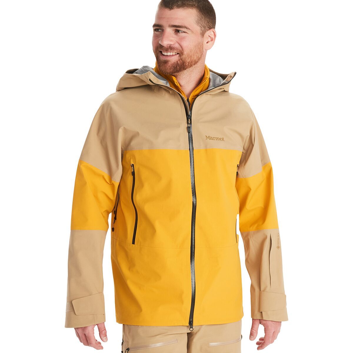 Marmot Orion GORE TEX Jacket - Men's Shetland/Yellow Gold, XL