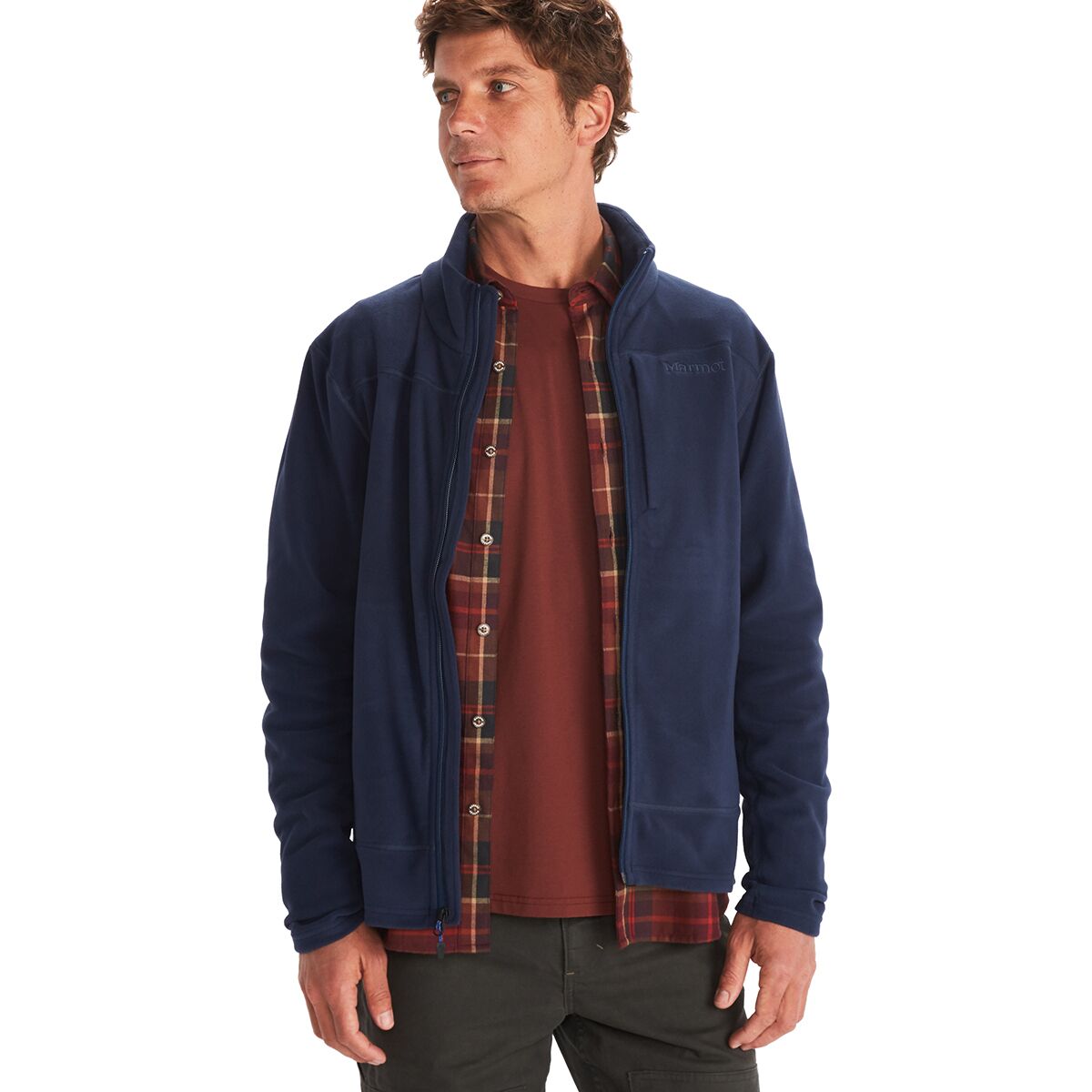 Image of Marmot Reactor 2.0 Fleece Jacket - Men's Arctic Navy, XXL