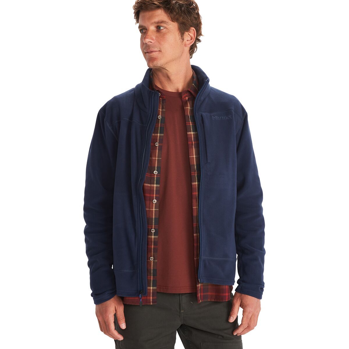 Image of Marmot Reactor 2.0 Fleece Jacket - Men's Arctic Navy, S