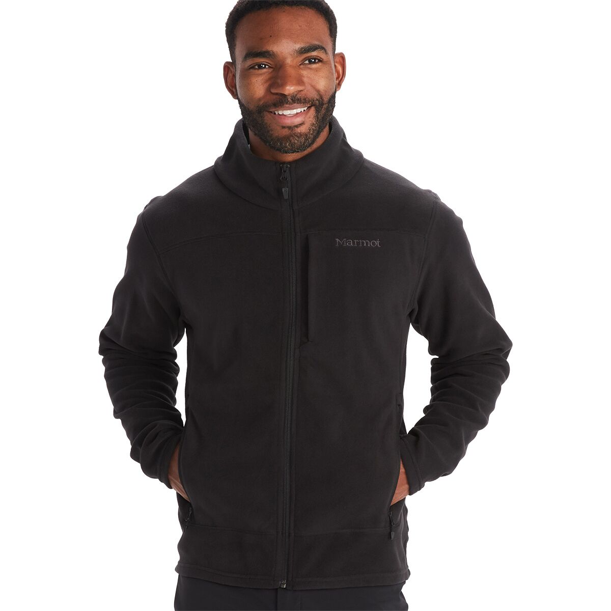 Image of Marmot Reactor 2.0 Fleece Jacket - Men's Black, XXL