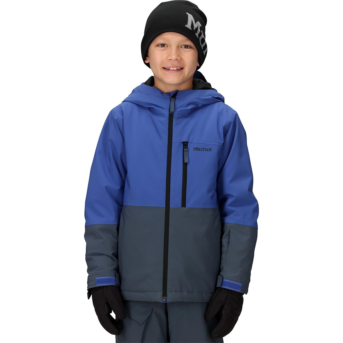Image of Marmot Snowline Jacket - Kids' Oxide Blue/Thunderhead, L