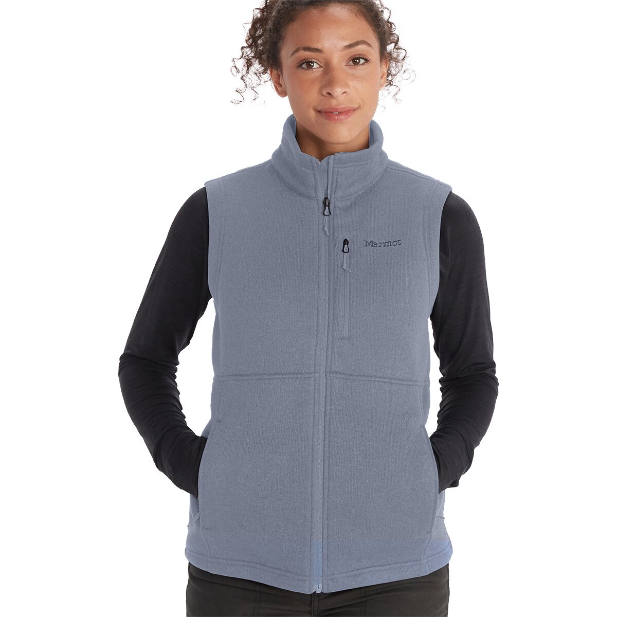 Image of Marmot Drop Line Vest - Women's Steel Onyx, XS