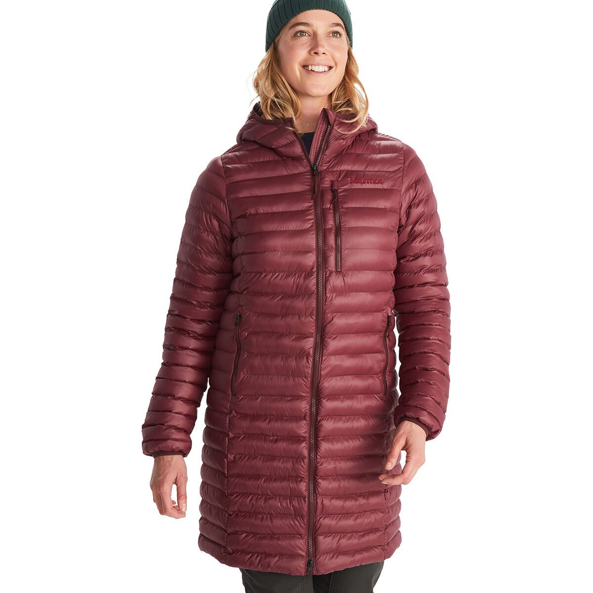 Marmot Echo Featherless Long Jacket - Women's Port Royal Shiny, S