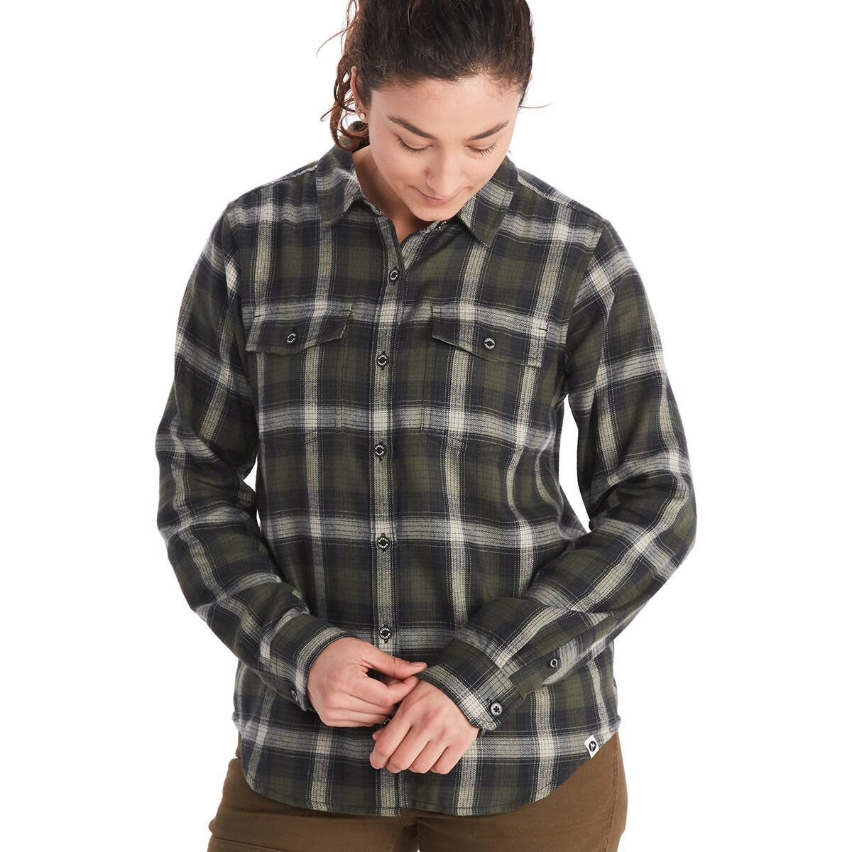 Marmot Fairfax Midweight Flannel - Women's Nori, XL
