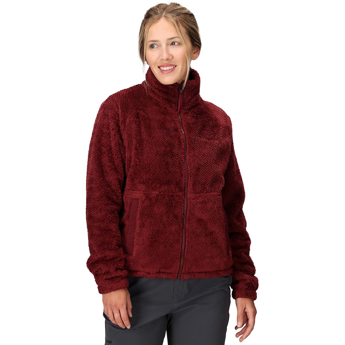 Image of Marmot Homestead Fleece Jacket - Women's Acai Berry, XL