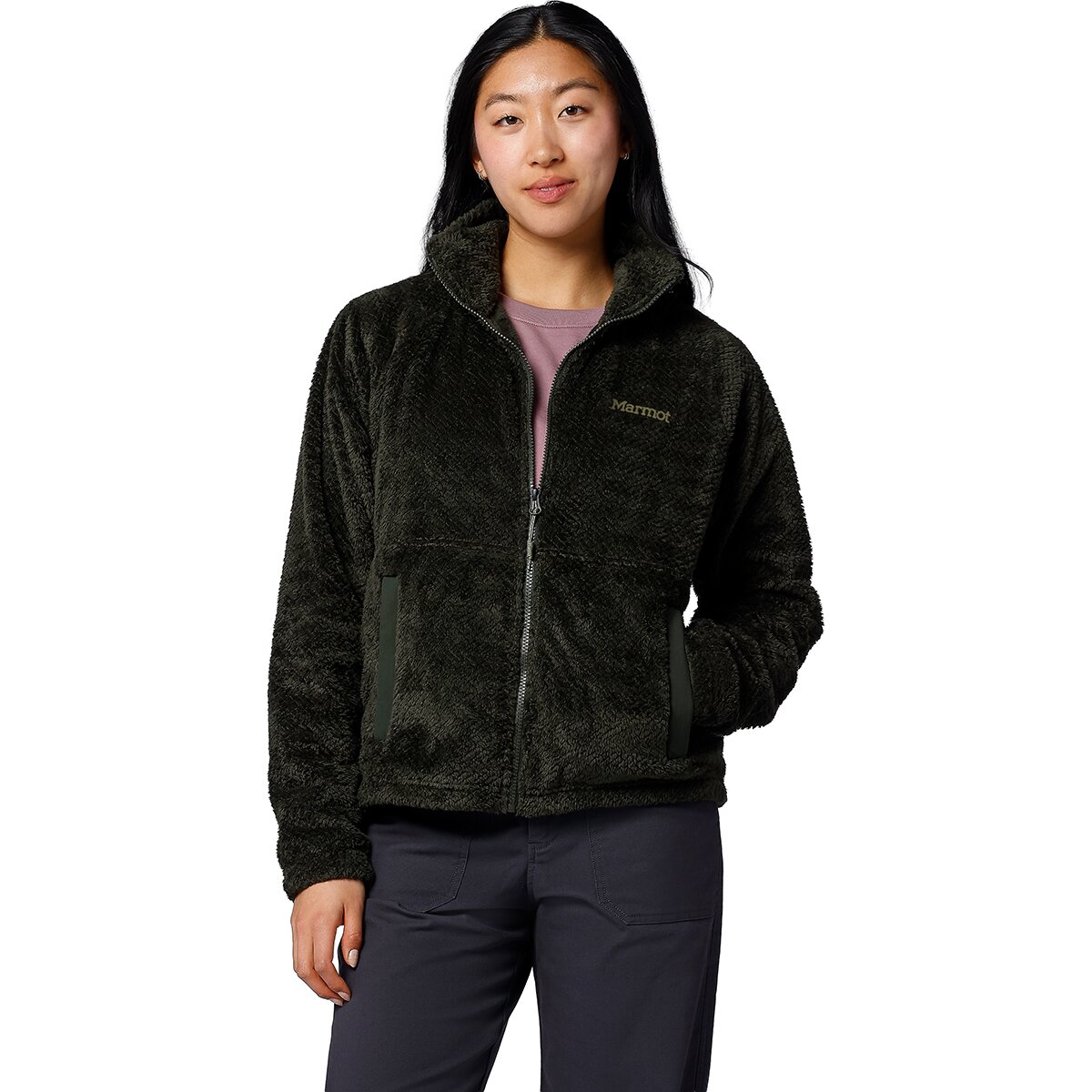 Image of Marmot Homestead Fleece Jacket - Women's Rosin Green, L