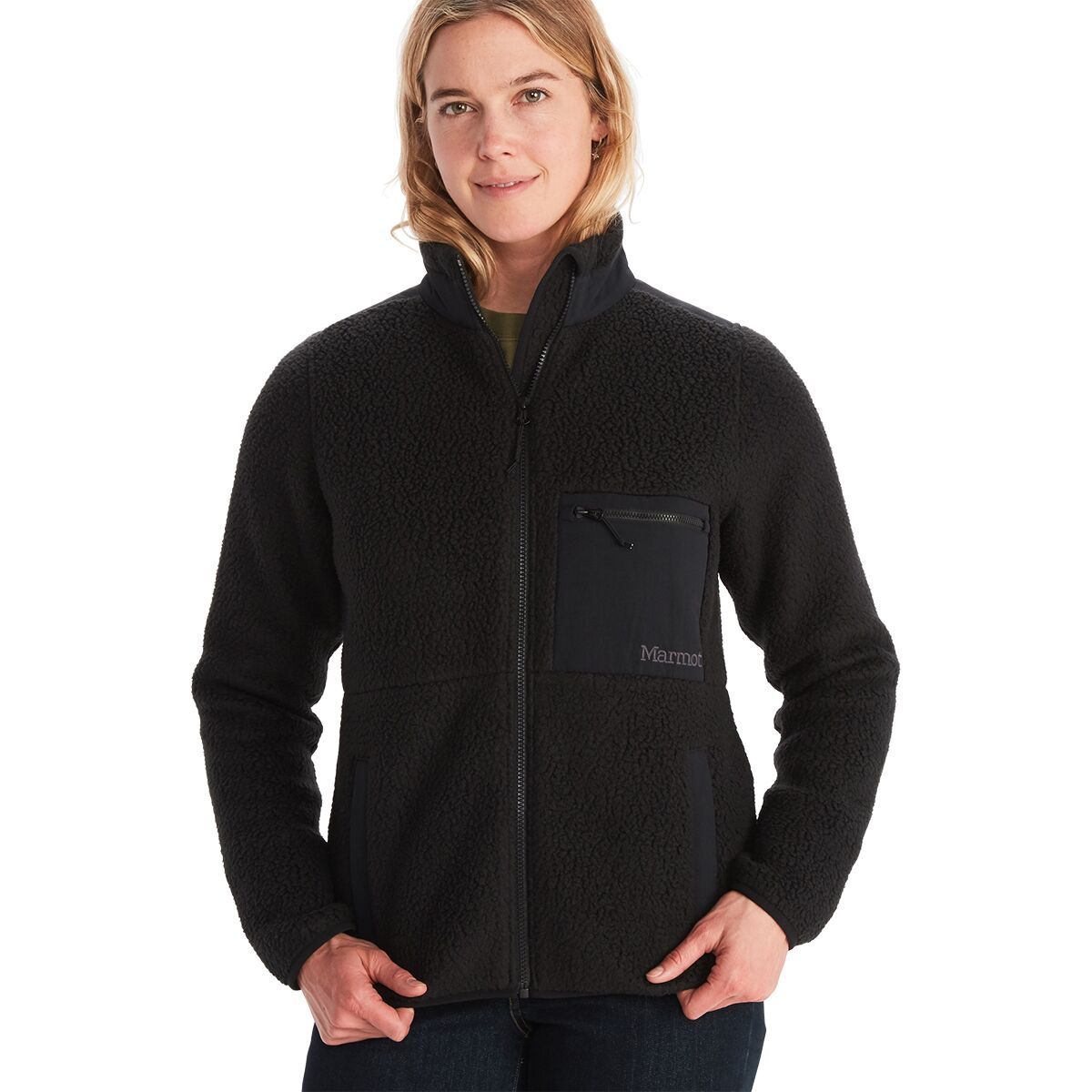 Marmot Wiley Fleece Jacket - Women's Black, M