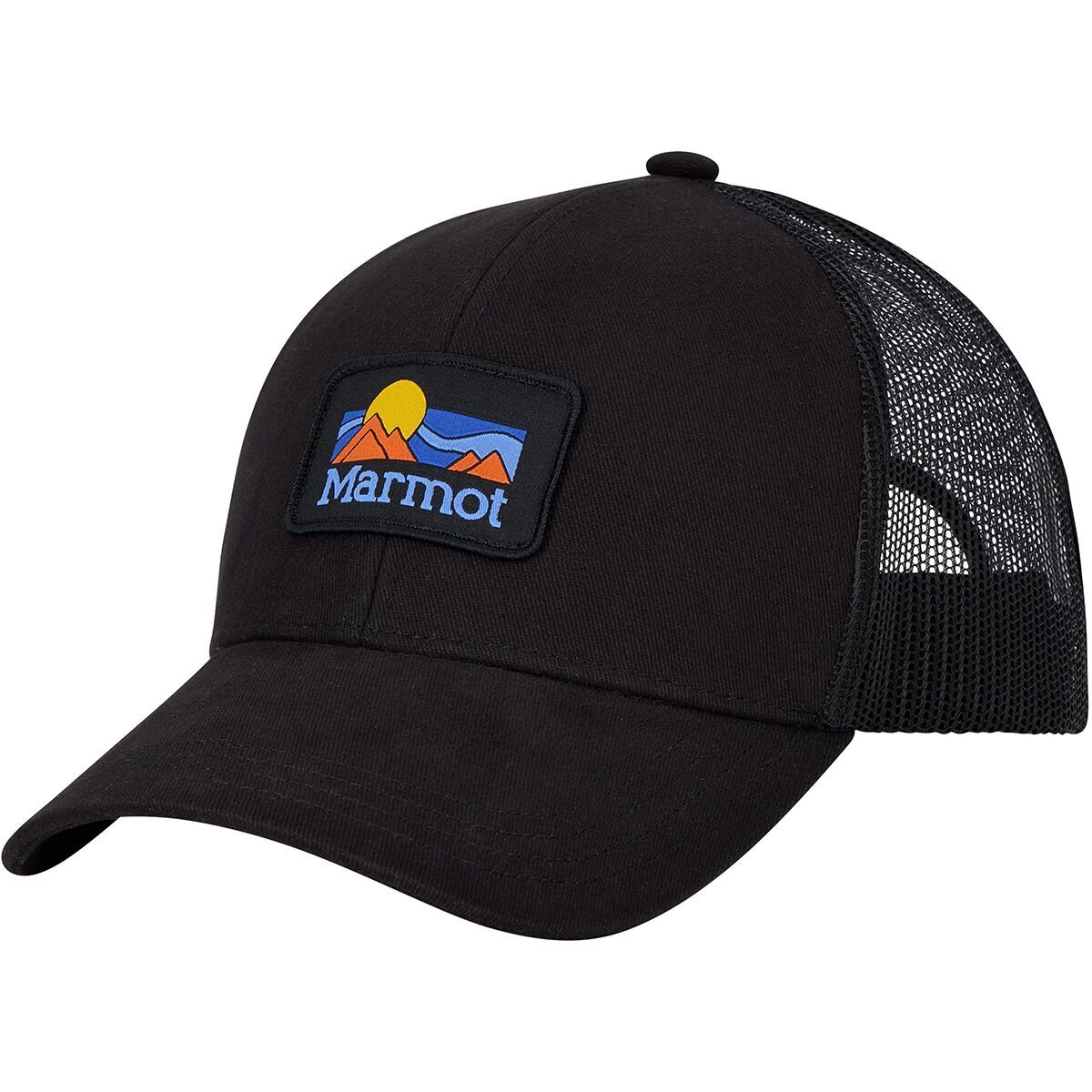 Image of Marmot Retro Trucker Hat Black, One Size