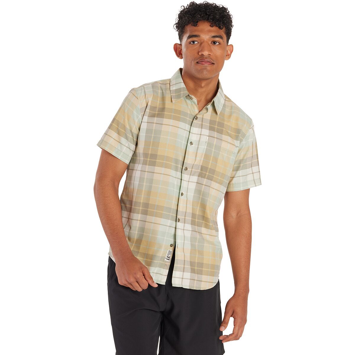Marmot Aerobora Novelty Shirt - Men's Vetiver Wayland Plaid, XL