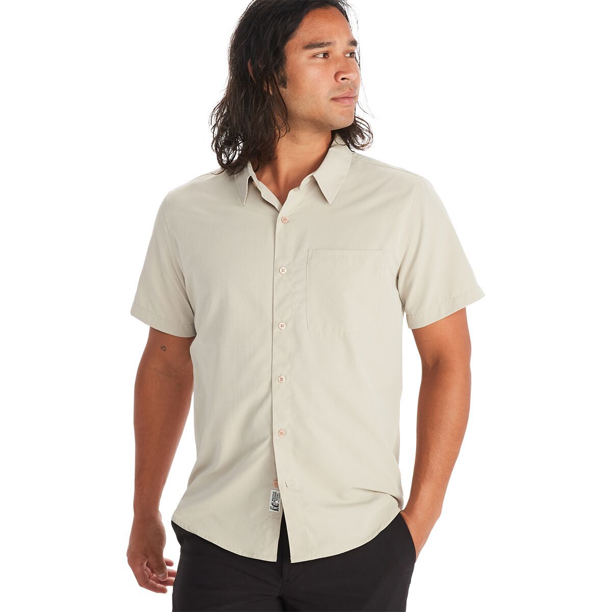 Marmot Aerobora Short-Sleeve Shirt - Men's Sandbar, M